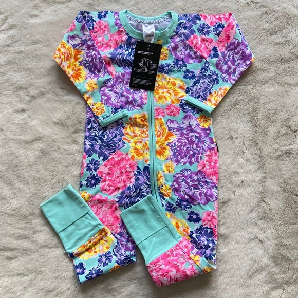 Bonds Wondersuit Zippy Pajamas - Earth Angel Floral - Picture 1 of 2